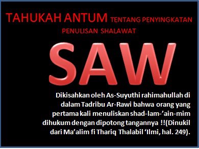 Penyingkatan ‘SAW’